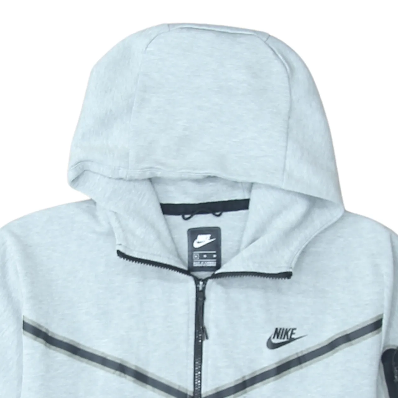 Nike 90's Swoosh Full Zip Up Hoodie XLarge Grey sold by Vintage Club product image thumbnail 3