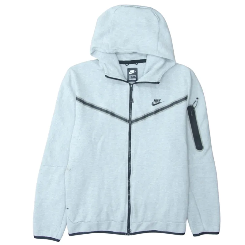 Nike 90's Swoosh Full Zip Up Hoodie XLarge Grey sold by Vintage Club