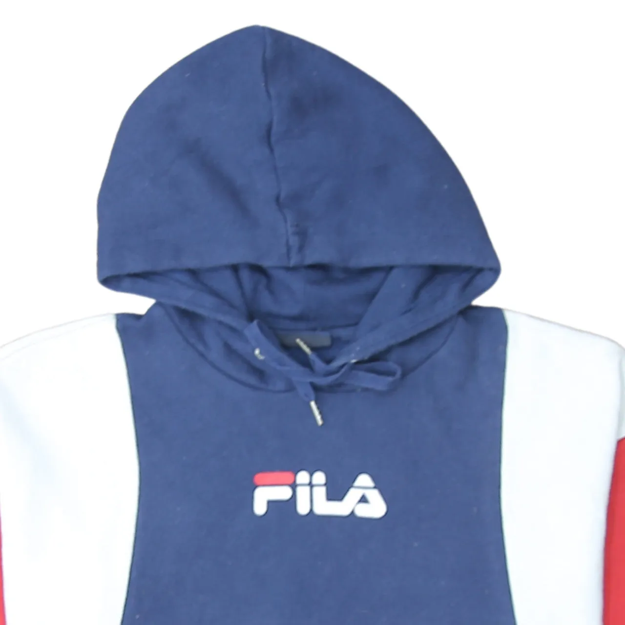 Fila 90's Spellout Pullover Hoodie Medium Navy Blue sold by Vintage Club product image thumbnail 3