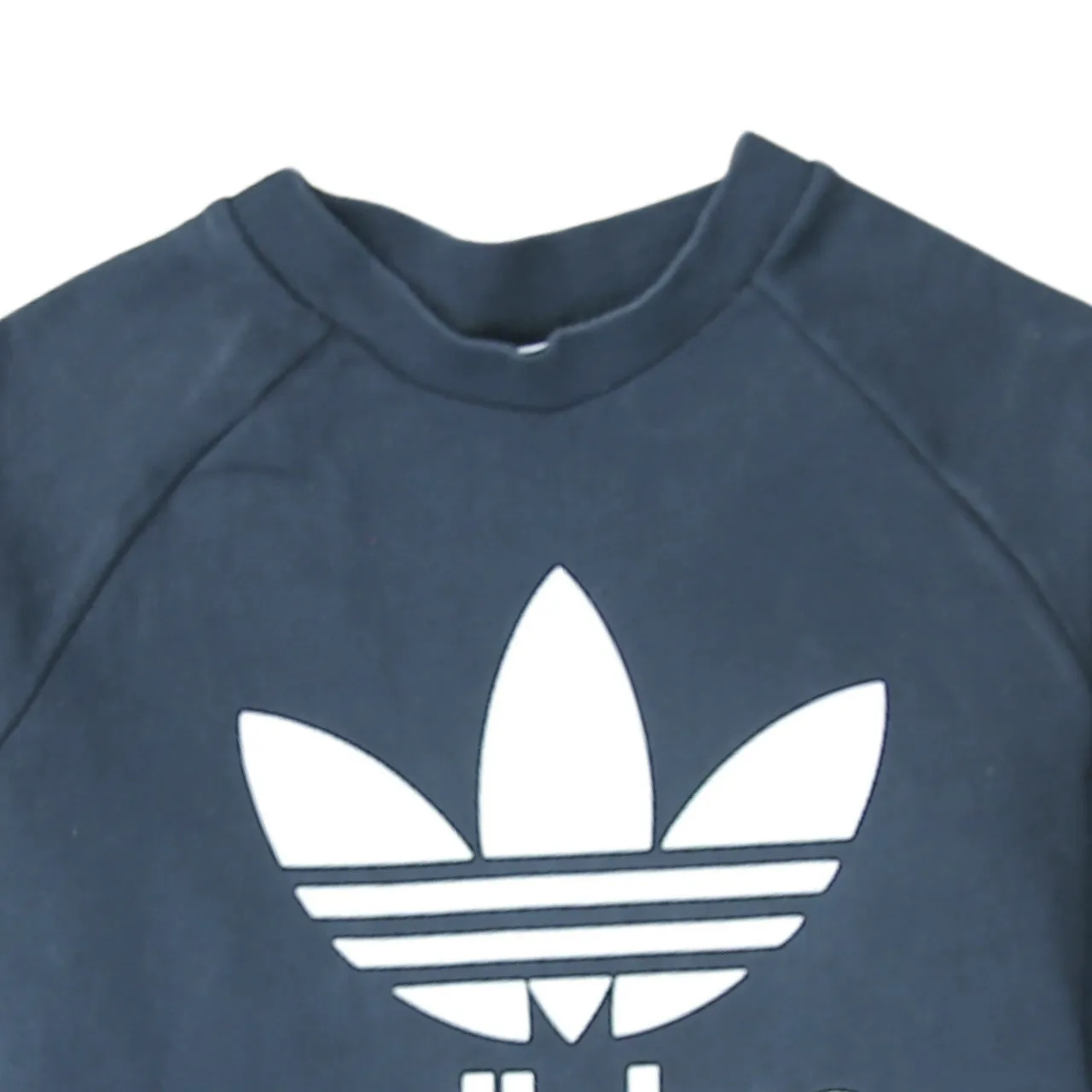 Adidas 90's Spellout Crew Neck Hoodie Medium Black sold by Vintage Club product image thumbnail 3