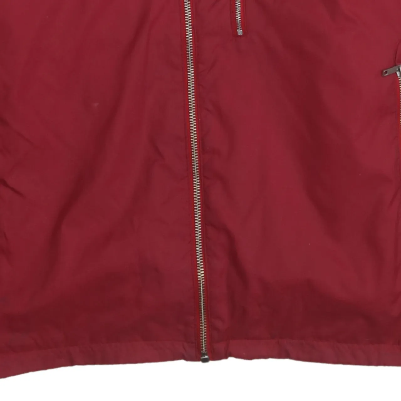 Lacoste 90's Hooded Full Zip Up Windbreaker Medium Red sold by Vintage Club product image thumbnail 4