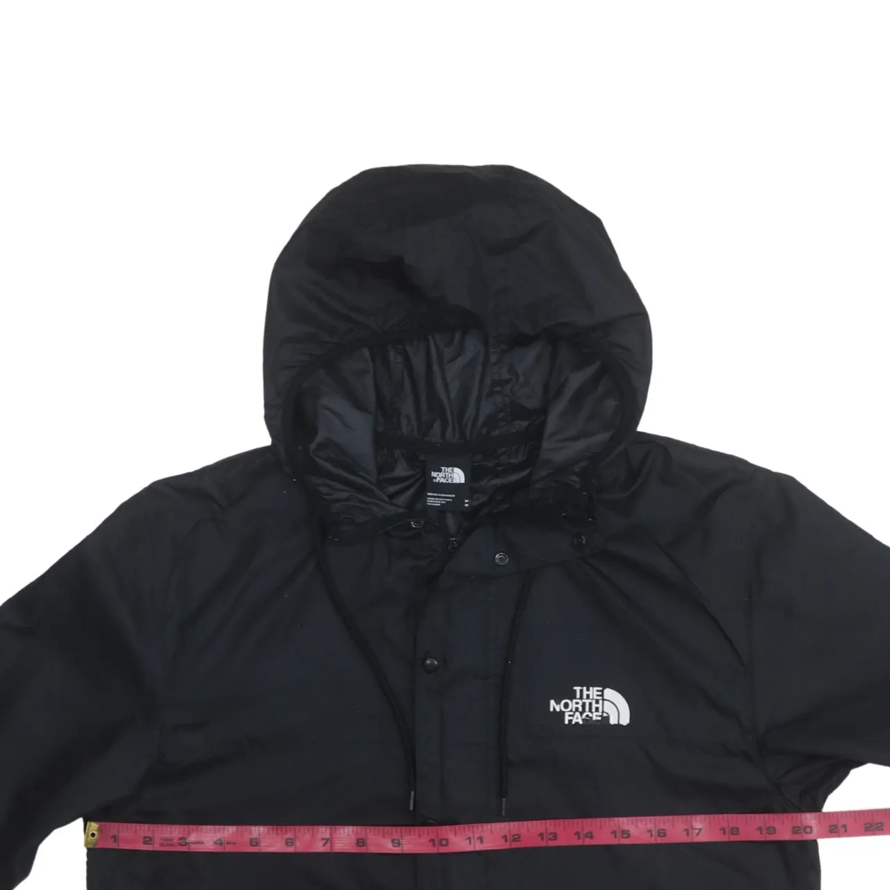 The North Face 90's Hooded Full Zip Up Windbreaker Medium Black sold by Vintage Club product image thumbnail 5