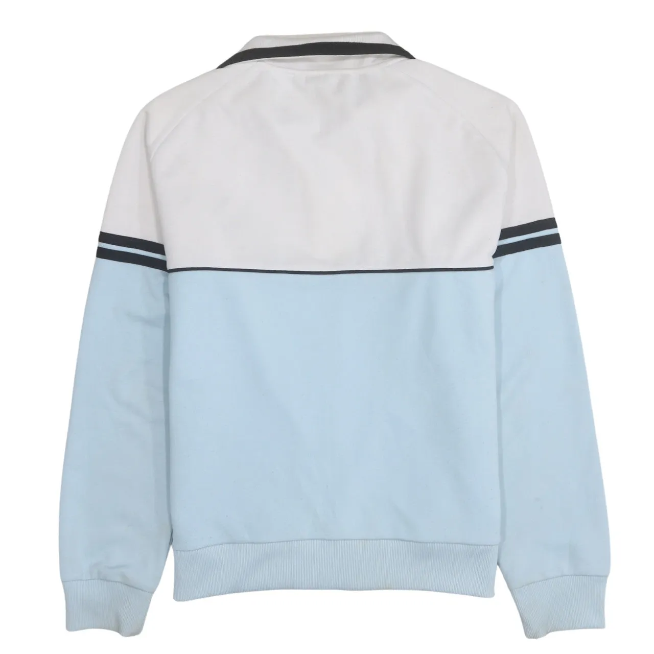 Sergio Tacchini 90's Lightweight Full Zip Up Sweatshirt Large Blue sold by Vintage Club product image thumbnail 2