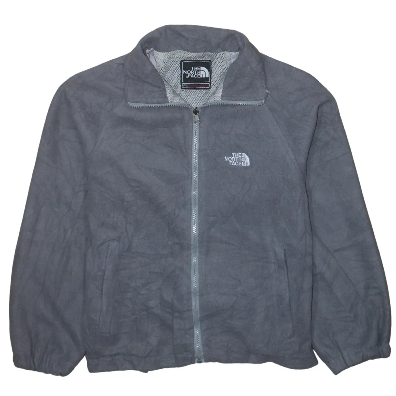 The North Face 90's Hiking Warm Full Zip Up Fleece Jumper Small Grey sold by Vintage Club