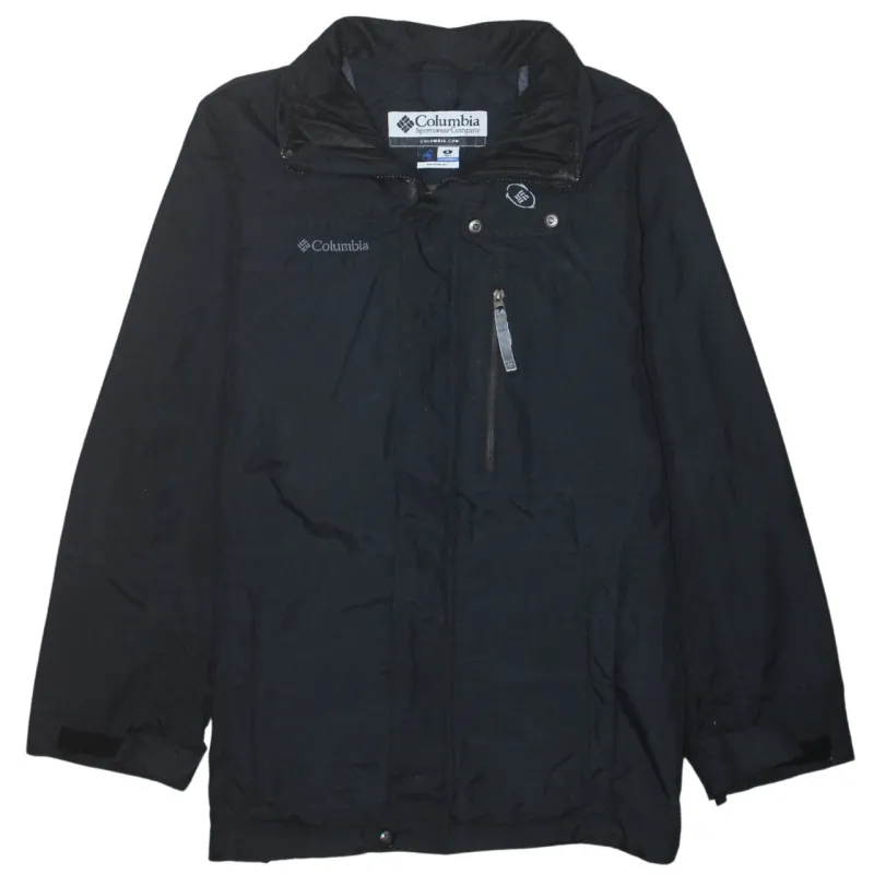 Columbia 90's Lightweight Full Zip Up Windbreaker Small Black sold by Vintage Club