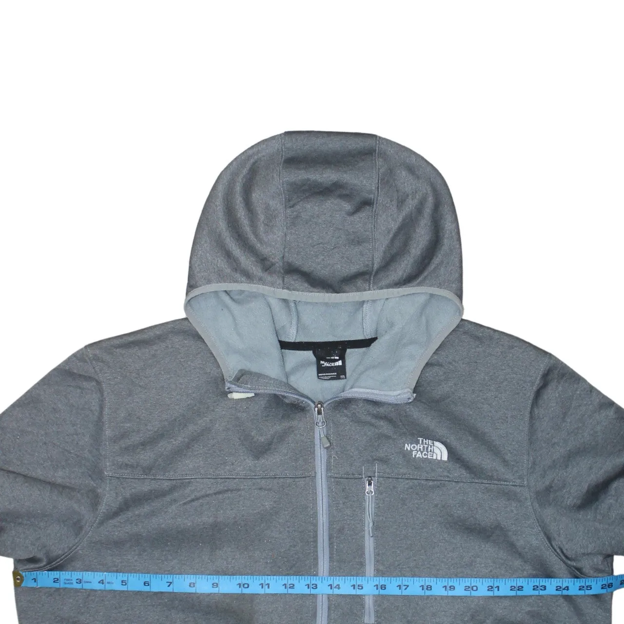 The North Face 90's Lightweight Full Zip Up Hoodie XXLarge (2XL) Grey sold by Vintage Club product image thumbnail 5