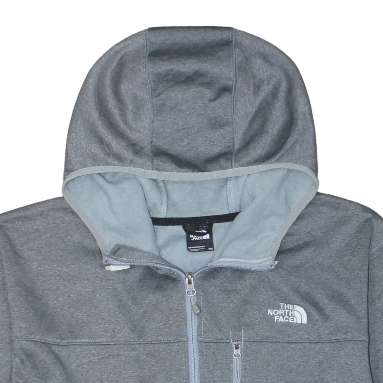 The North Face 90's Lightweight Full Zip Up Hoodie XXLarge (2XL) Grey sold by Vintage Club product image thumbnail 3