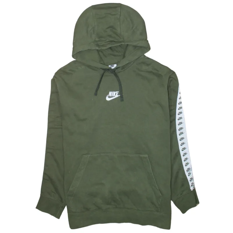 Nike 90's Center Middle Swoosh Pullover Hoodie XLarge Green sold by Vintage Club
