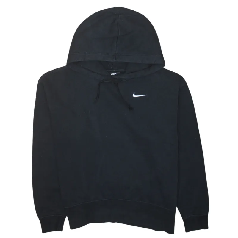 Nike 90's Swoosh Pullover Hoodie Small Black sold by Vintage Club