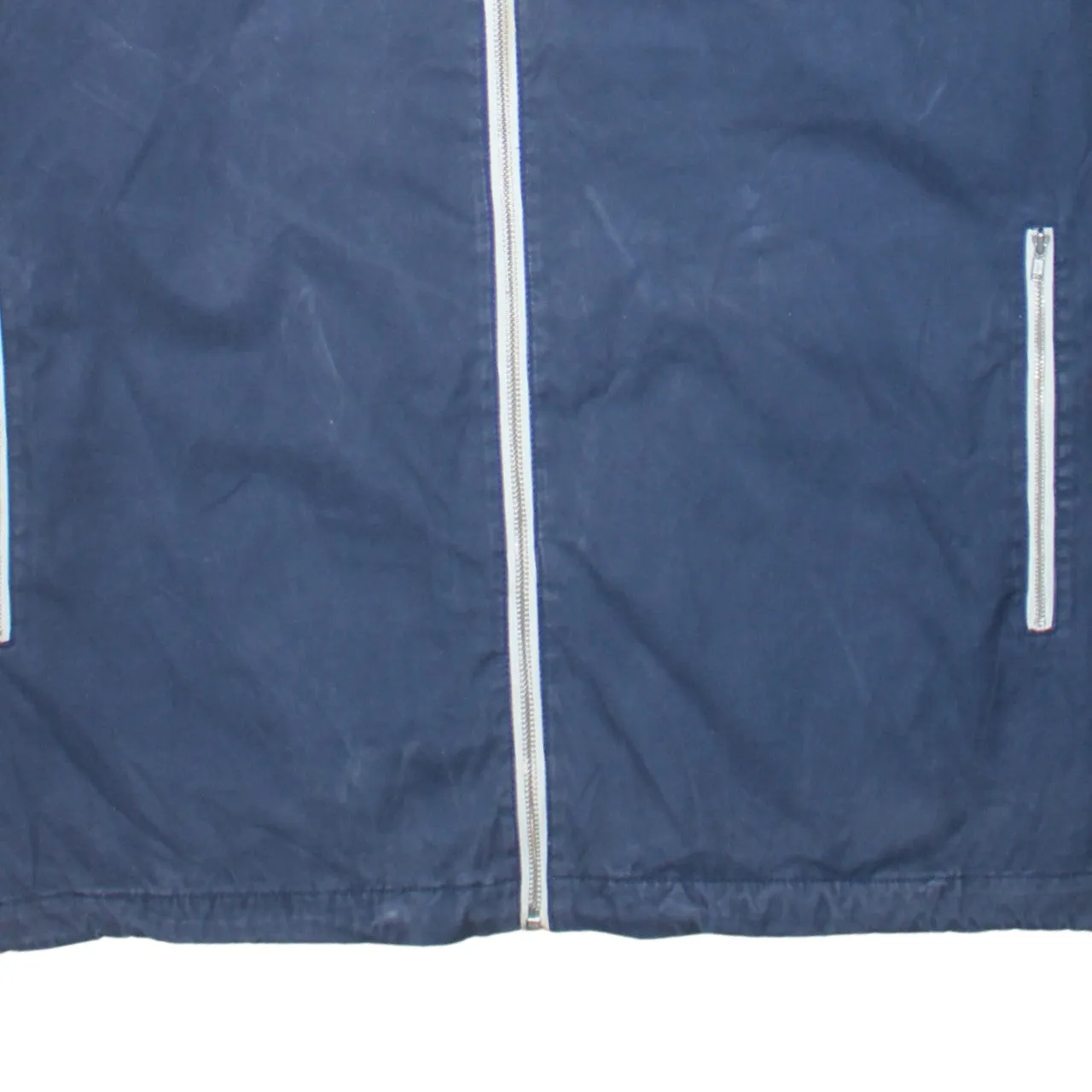 FRED PERRY 90's Hooded Full Zip Up Windbreaker XXLarge (2XL) Blue sold by Vintage Club product image thumbnail 4
