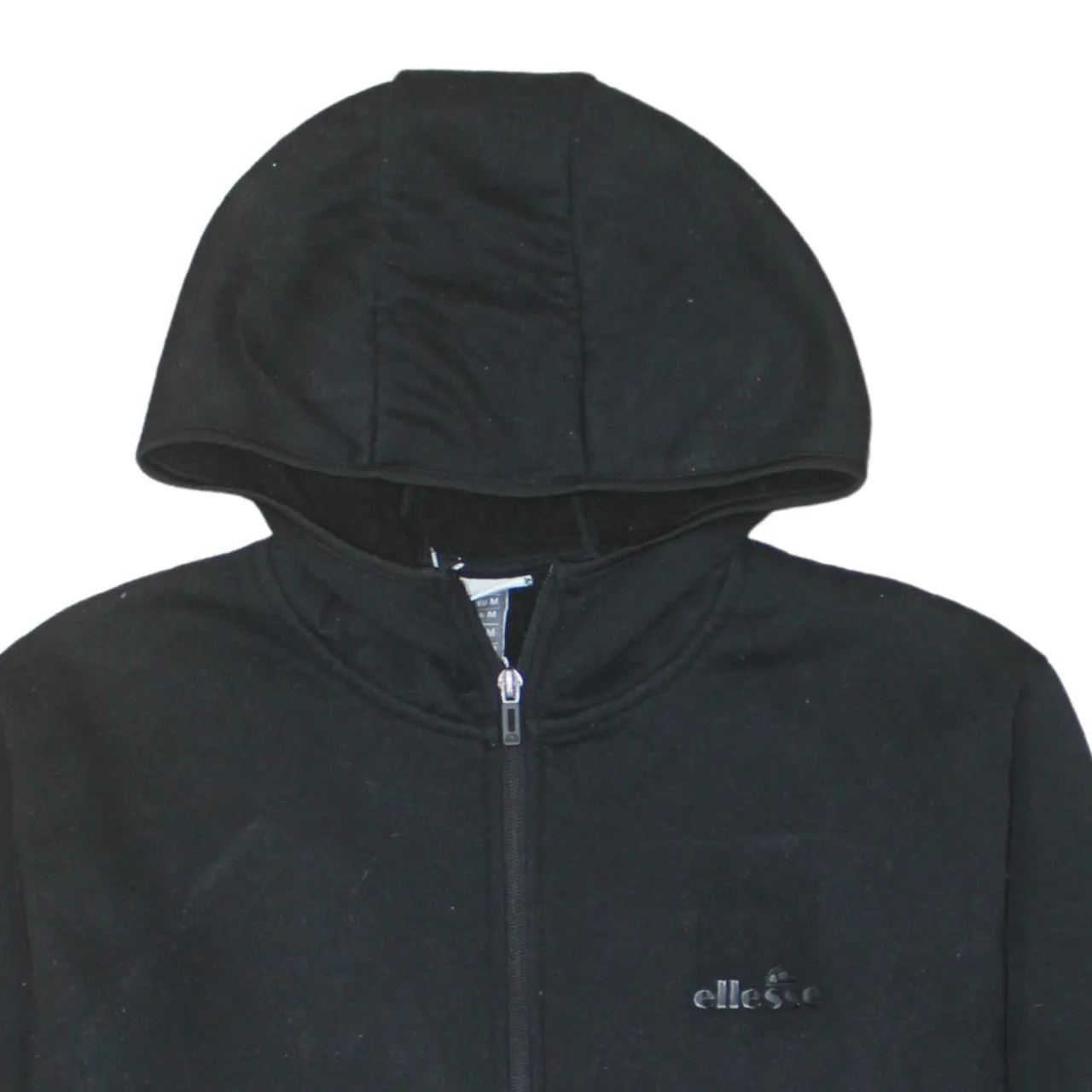 Ellesse 90's Sportswear Full Zip Up Hoodie Medium Black sold by Vintage Club product image thumbnail 3
