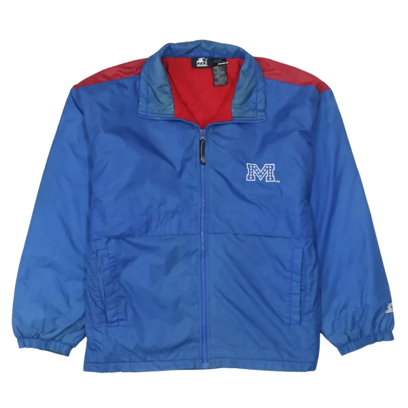 Starter 90's Lightweight Full Zip Up Windbreaker Large Blue sold by Vintage Club