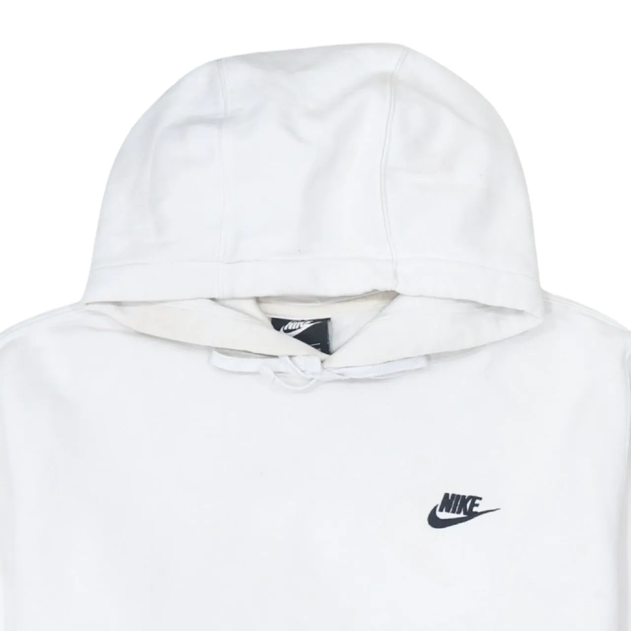 Nike 90's Swoosh Pullover Hoodie Medium White sold by Vintage Club product image thumbnail 3