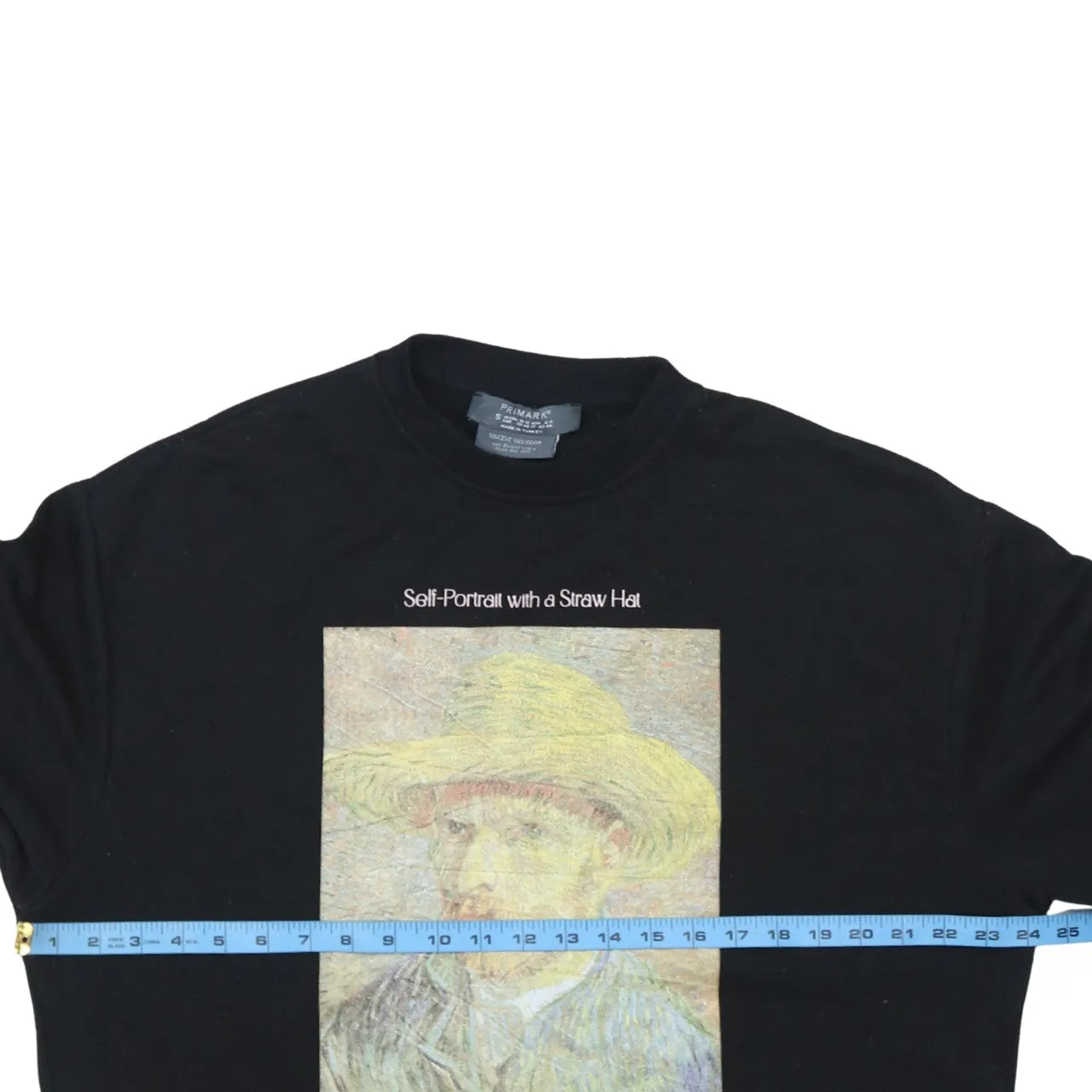 Primark 90's Lightweight Crew Neck Sweatshirt Small Black sold by Vintage Club product image thumbnail 5