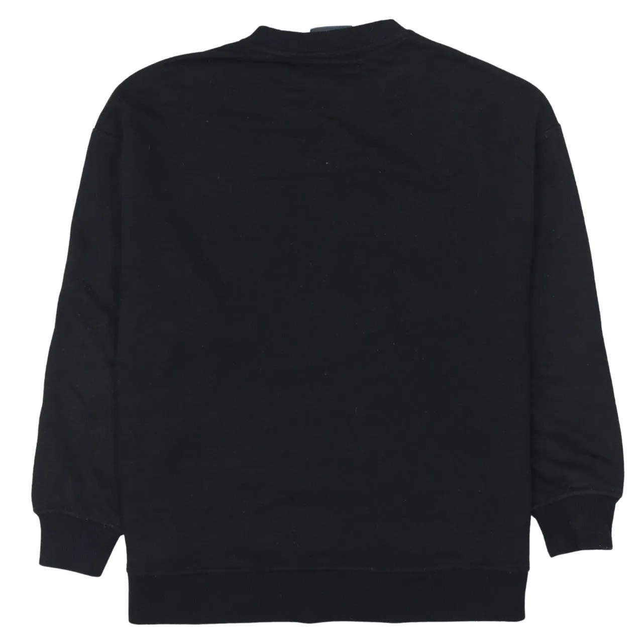 Primark 90's Lightweight Crew Neck Sweatshirt Small Black sold by Vintage Club product image thumbnail 2
