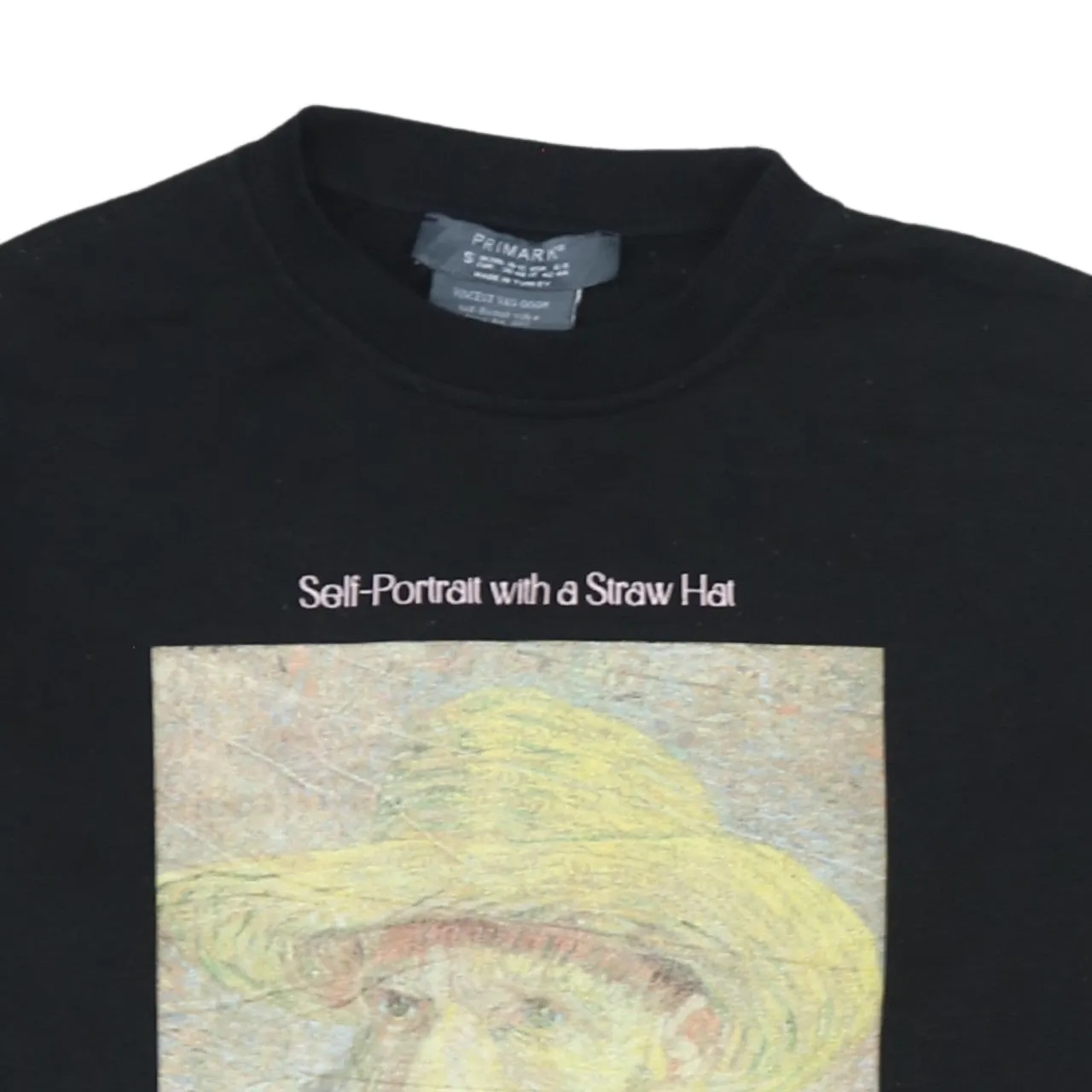 Primark 90's Lightweight Crew Neck Sweatshirt Small Black sold by Vintage Club product image thumbnail 3