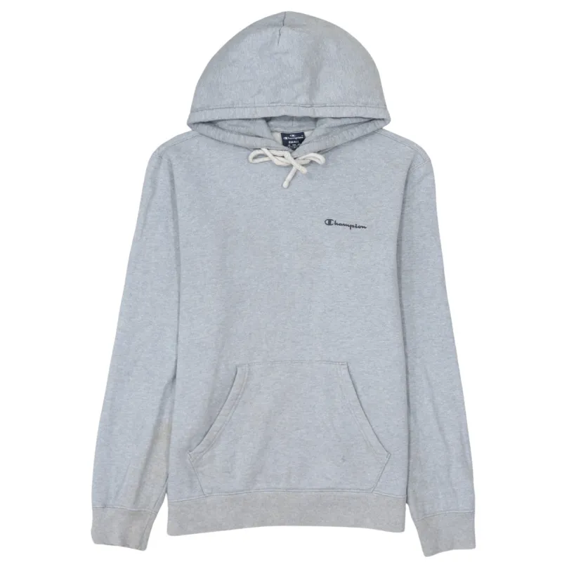 Champion 90's Drawstring Pockets Pullover Hoodie Small Grey sold by Vintage Club