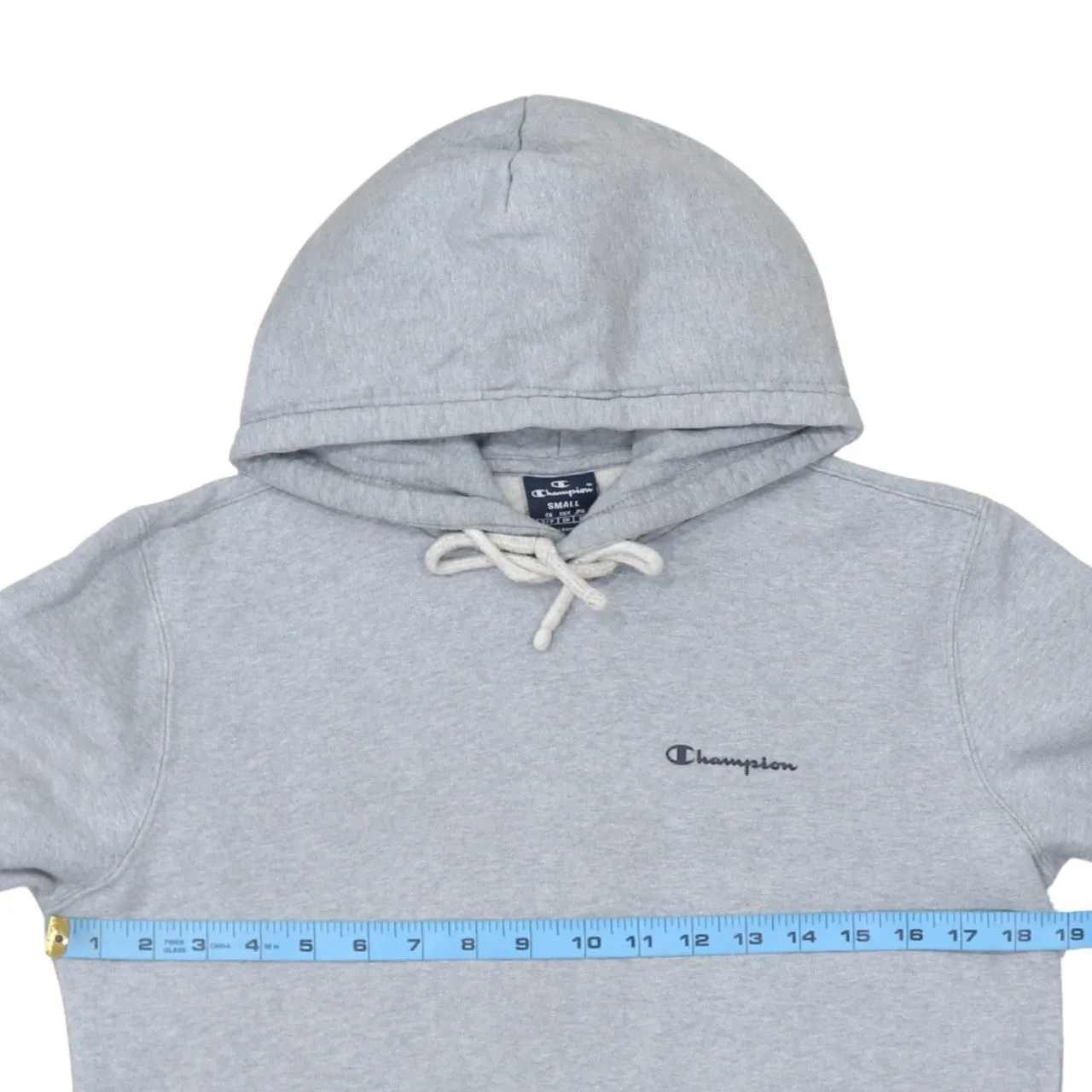 Champion 90's Drawstring Pockets Pullover Hoodie Small Grey sold by Vintage Club product image thumbnail 5