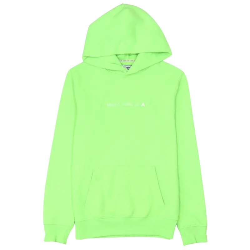 Tommy Hilfiger 90's Drawstring Pockets Pullover Hoodie XSmall Green made by Tommy Hilfiger