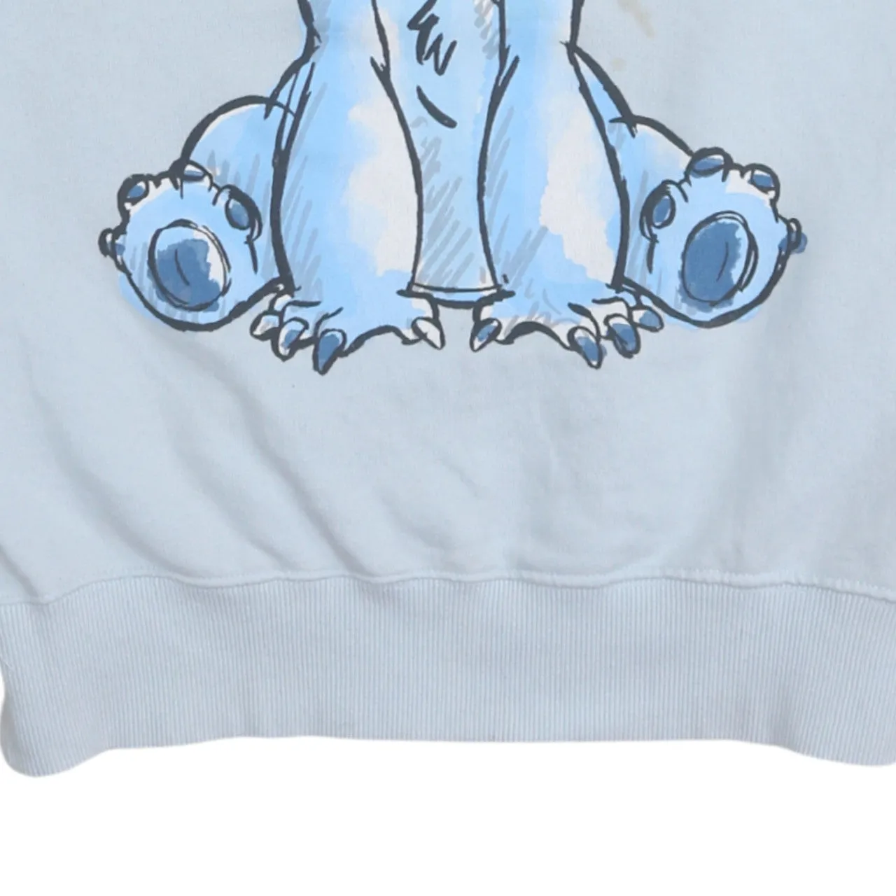 Disney 90's Stitch Crew Neck Sweatshirt Small Blue sold by Vintage Club product image thumbnail 4