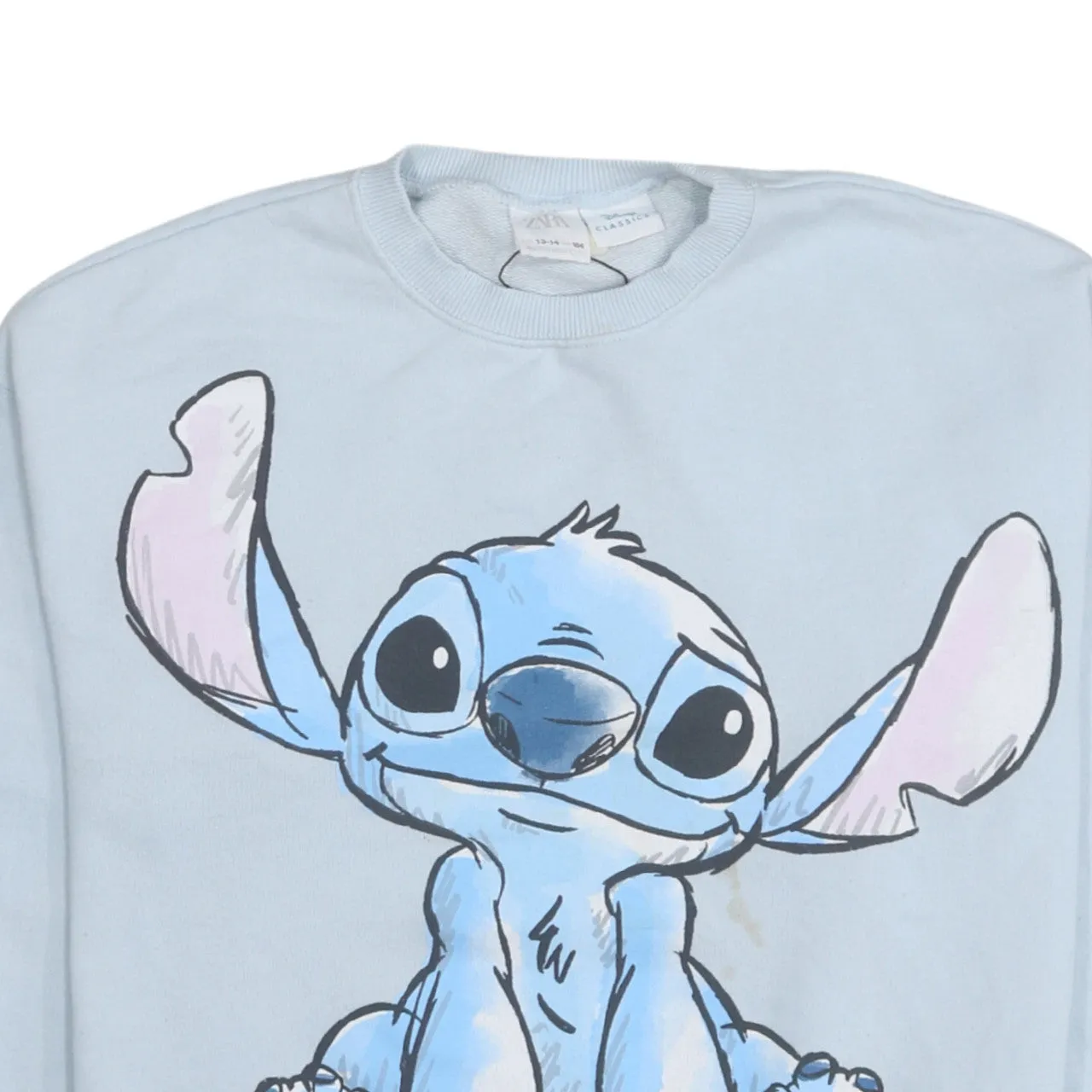 Disney 90's Stitch Crew Neck Sweatshirt Small Blue sold by Vintage Club product image thumbnail 3