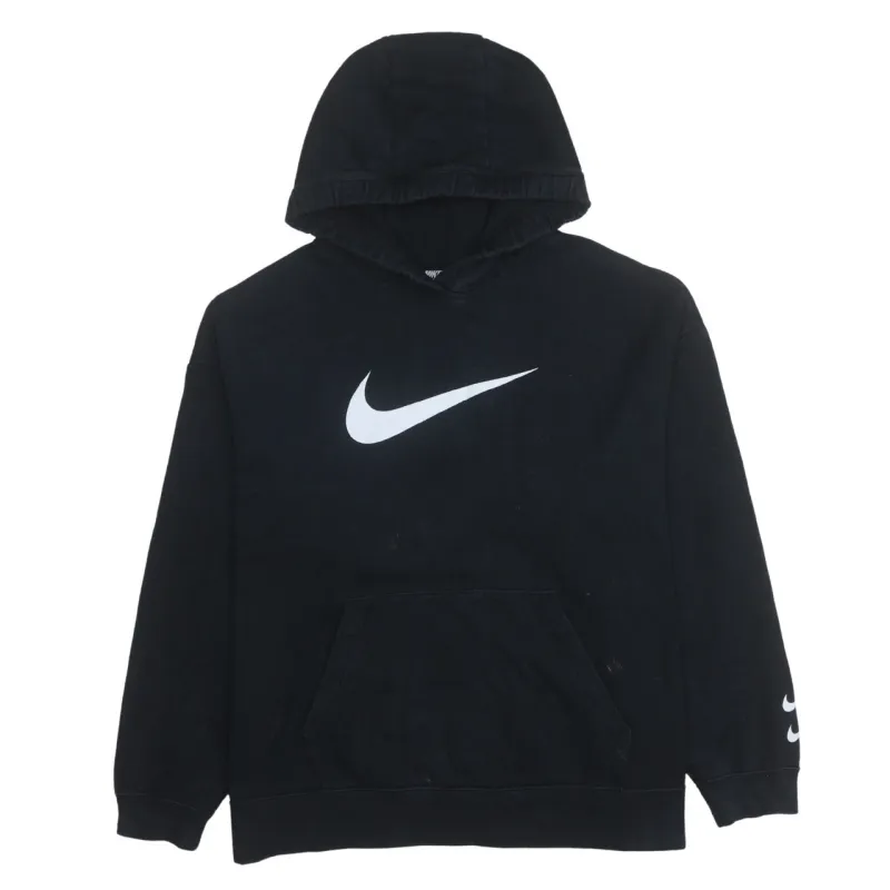 Nike 90's Center Middle Swoosh Pullover Hoodie XLarge Black sold by Vintage Club