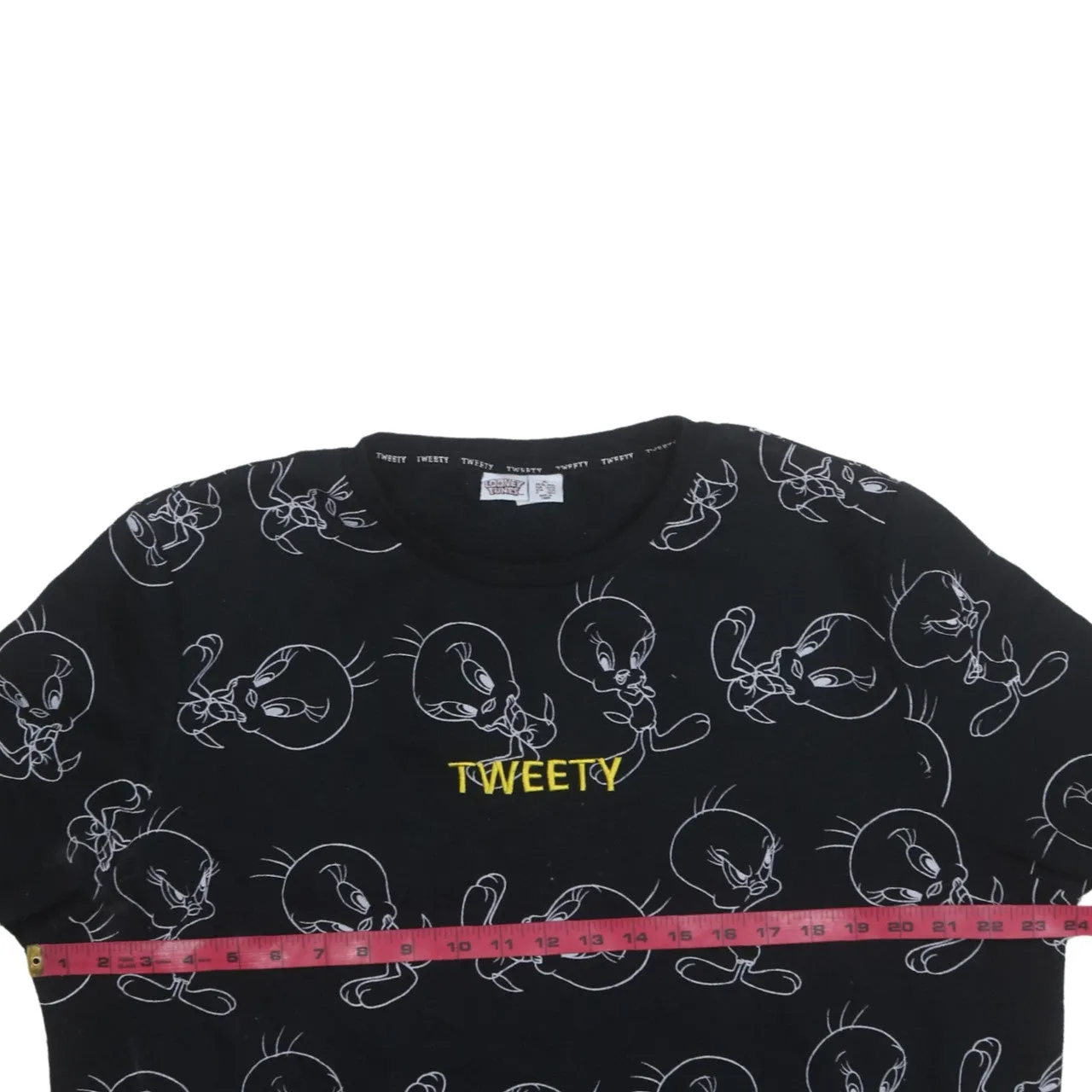 Looney Tunes 90's Tweety Crew Neck Sweatshirt XLarge Black sold by Vintage Club product image thumbnail 5