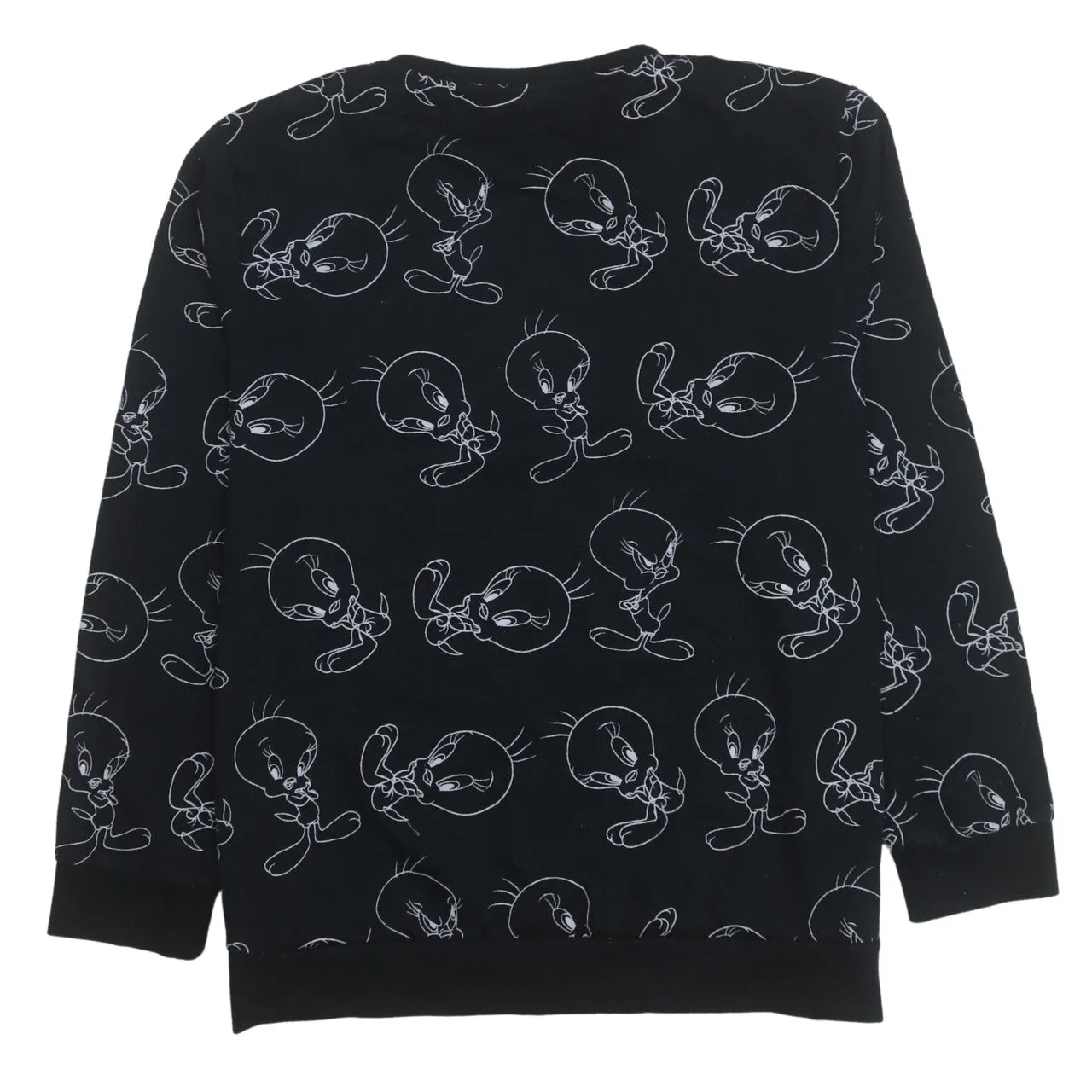Looney Tunes 90's Tweety Crew Neck Sweatshirt XLarge Black sold by Vintage Club product image thumbnail 2