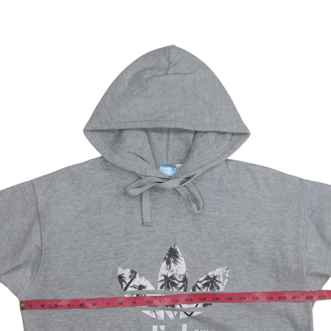 Adidas 90's Spellout Pullover Hoodie Large Grey sold by Vintage Club product image thumbnail 5