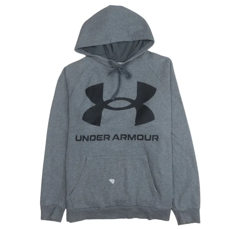 Under Armour 90's Spellout Pullover Hoodie XLarge Grey sold by Vintage Club