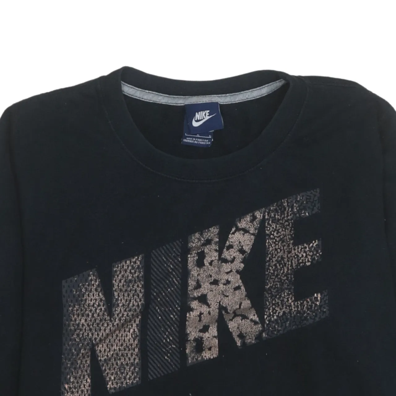 Nike 90's Spellout Crew Neck Sweatshirt Large Black sold by Vintage Club product image thumbnail 3