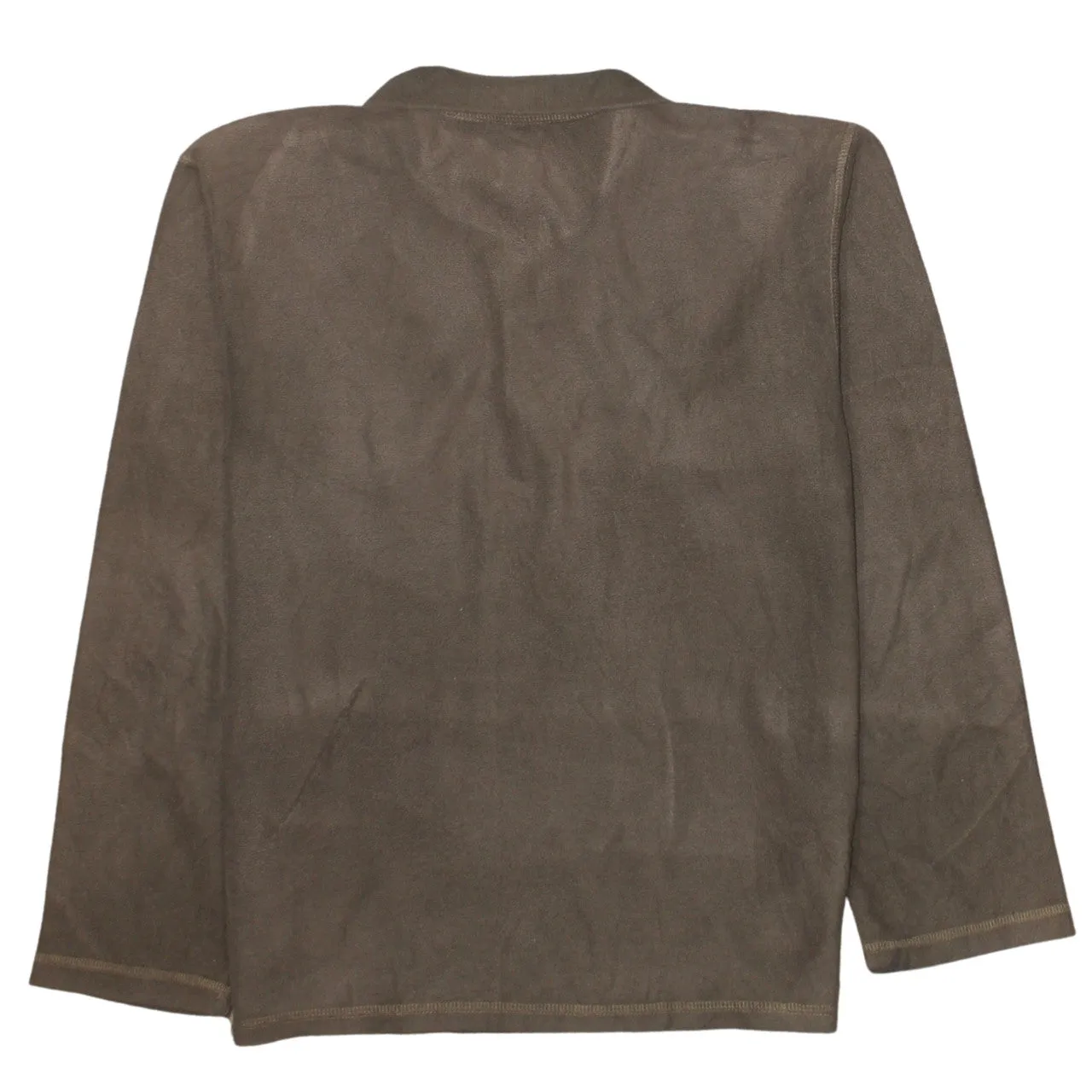 The North Face 90's Hiking Warm Quarter Zip Fleece Jumper Medium Brown sold by Vintage Club product image thumbnail 2