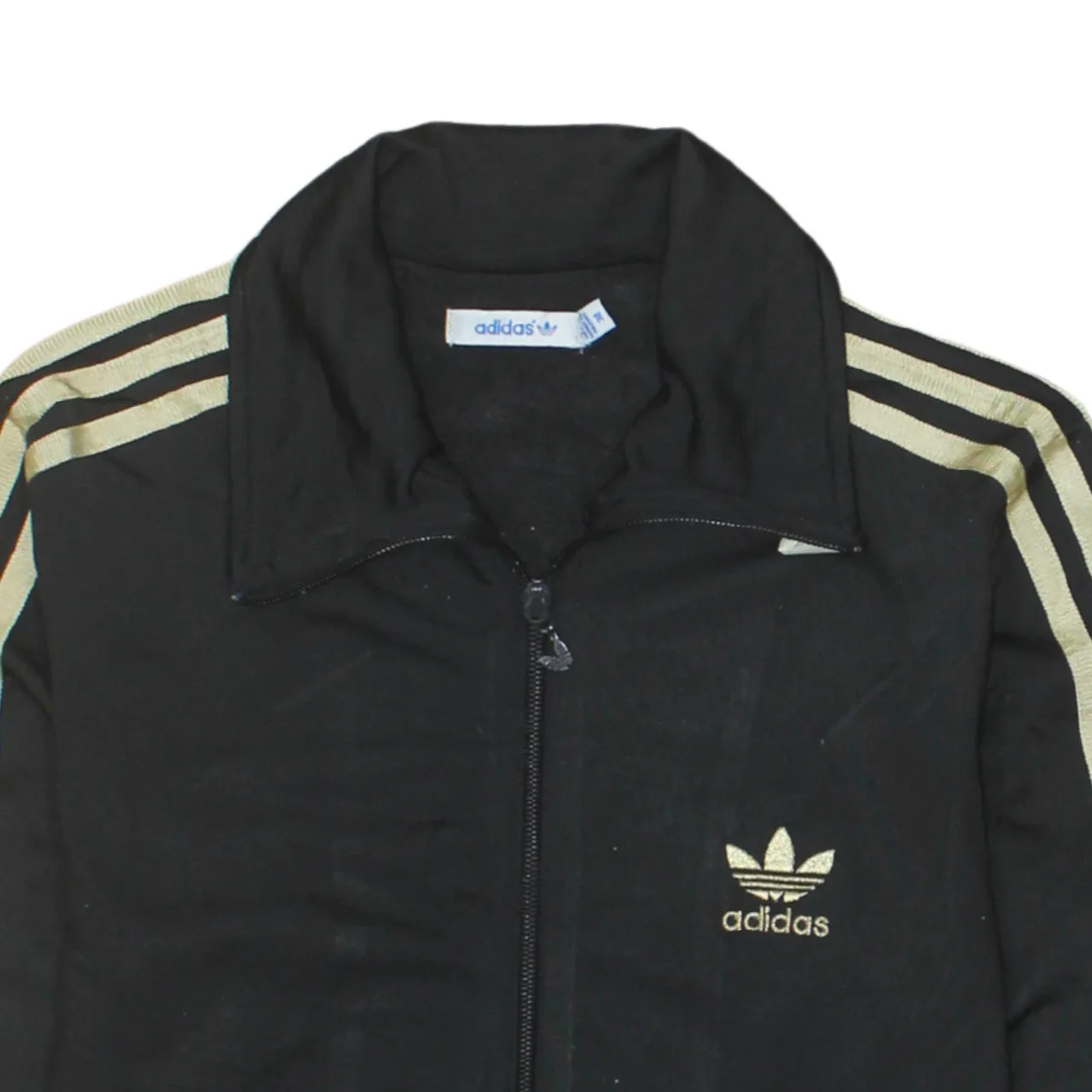 Adidas 90's Striped Sleeve Full Zip Up Sweatshirt XSmall Black sold by Vintage Club product image thumbnail 3