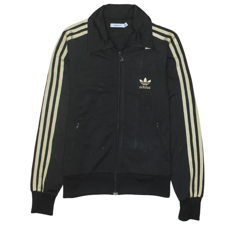 Adidas 90's Striped Sleeve Full Zip Up Sweatshirt XSmall Black sold by Vintage Club