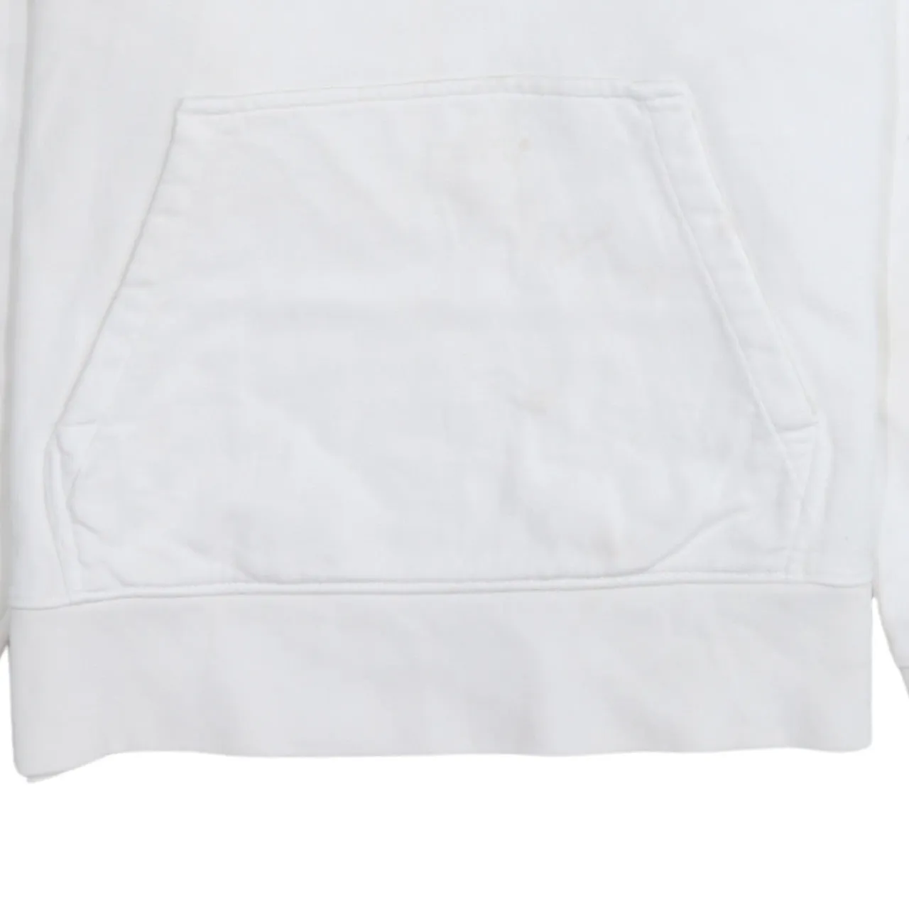 Calvin Klein 90's Spellout Pullover Hoodie Small White sold by Vintage Club product image thumbnail 4