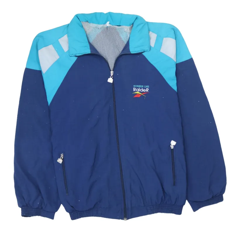 Retro 90's Lightweight Full Zip Up Windbreaker XLarge Blue sold by Vintage Club