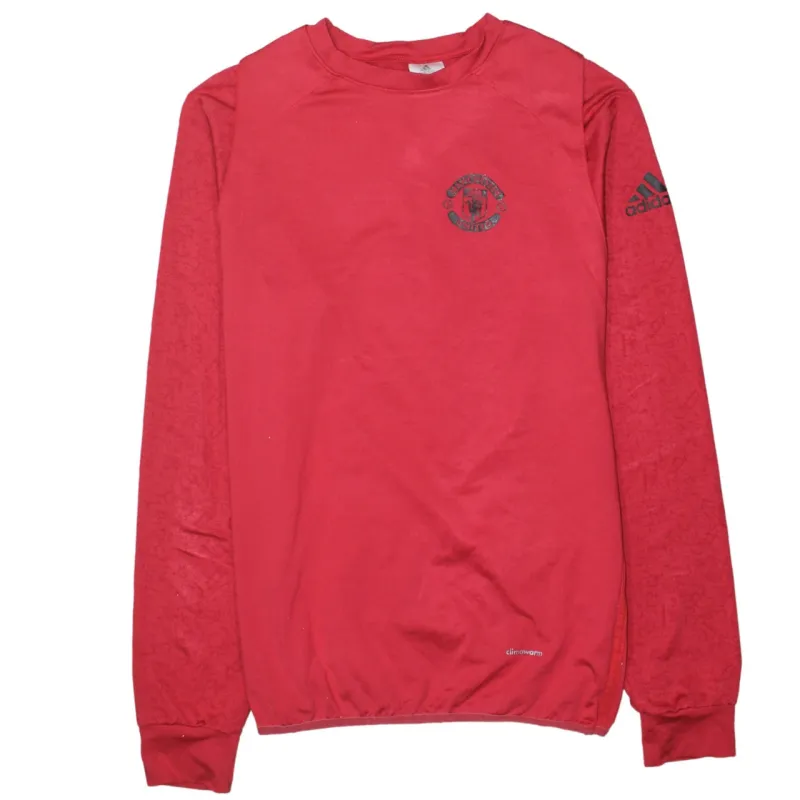 Adidas 90's Manchester United Football Club Crew Neck Sweatshirt XLarge Red made by Adidas