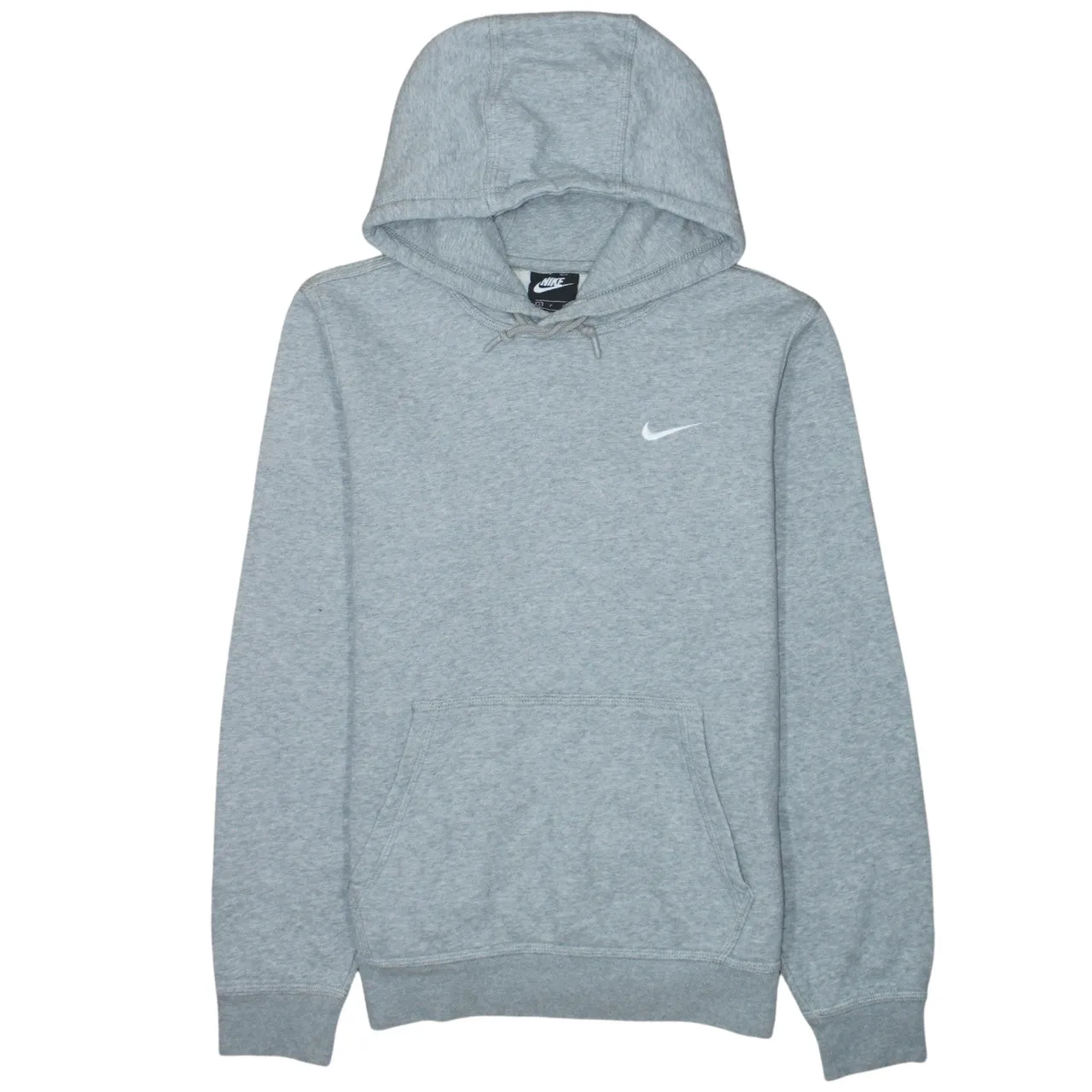 Nike 90's Swoosh Pullover Hoodie Small Grey sold by Vintage Club