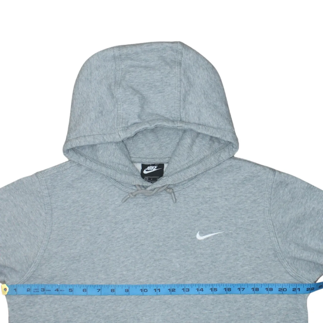 Nike 90's Swoosh Pullover Hoodie Small Grey sold by Vintage Club product image thumbnail 5