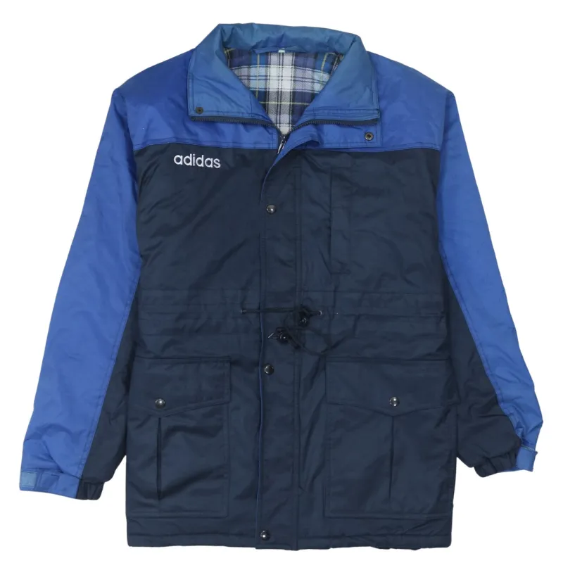 Adidas 90's Lightweight Full Zip Up Windbreaker Large  Navy Blue sold by Vintage Club