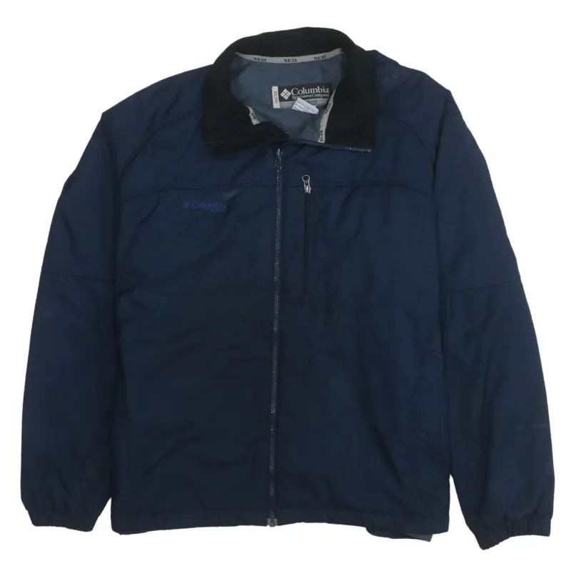 Columbia 90's Lightweight Full Zip Up Windbreaker XXLarge (2XL) Navy Blue sold by Vintage Club