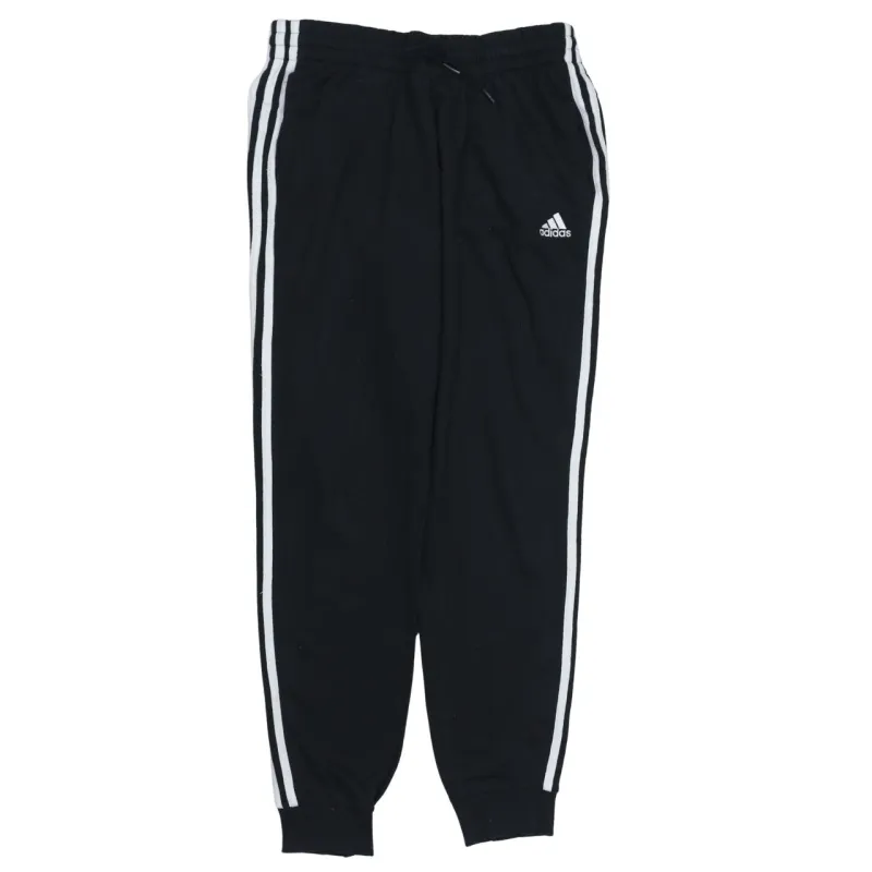 Adidas 90's 3 Stripes Casual Joggers / Sweatpants Medium Black sold by Vintage Club