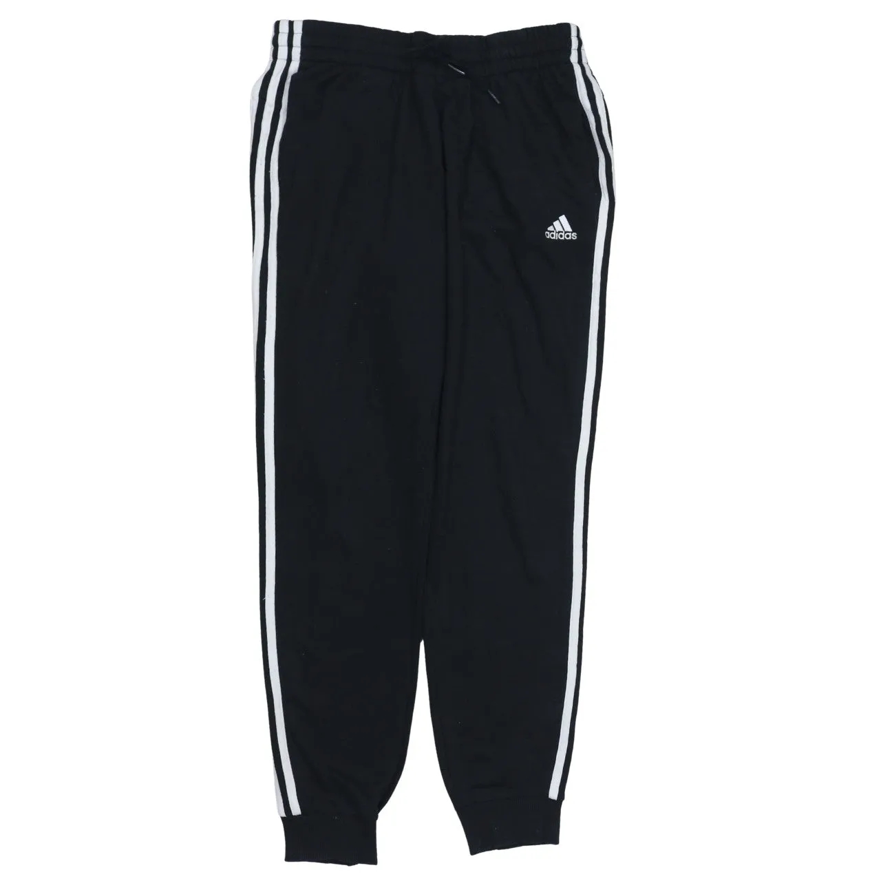 Adidas 90's 3 Stripes Casual Joggers / Sweatpants Medium Black sold by Vintage Club