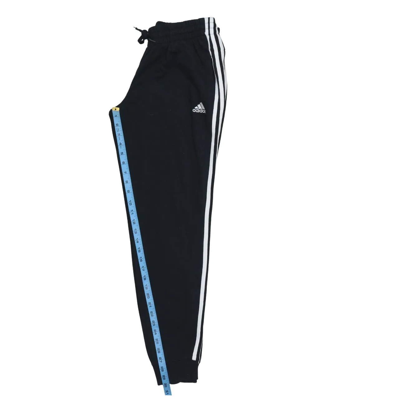 Adidas 90's 3 Stripes Casual Joggers / Sweatpants Medium Black sold by Vintage Club product image thumbnail 5
