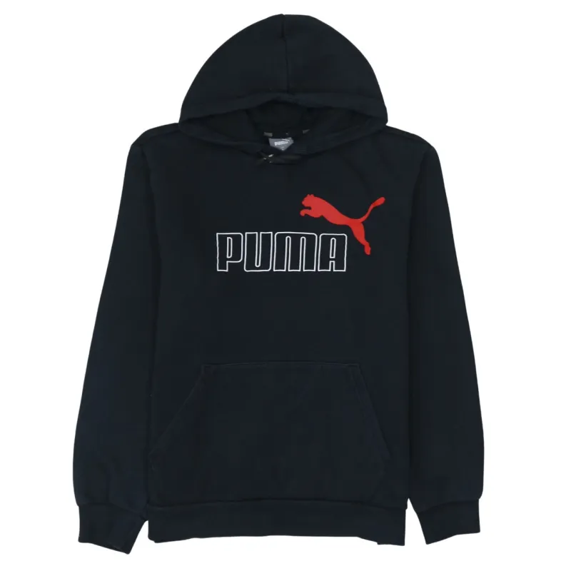 Puma 90's Spellout Pullover Hoodie Medium Black sold by Vintage Club
