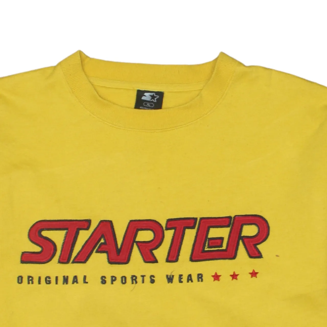 Starter 90's Spellout Crew Neck Sweatshirt XLarge Yellow sold by Vintage Club product image thumbnail 3