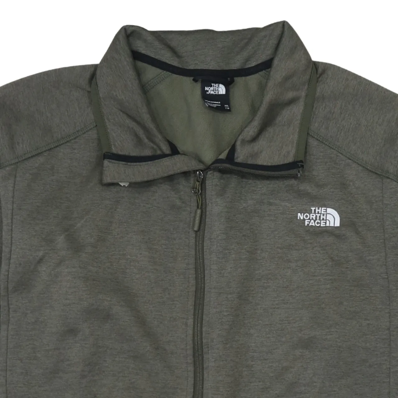 The North Face 90's Lightweight Full Zip Up Sweatshirt XXLarge (2XL) Green sold by Vintage Club product image thumbnail 3