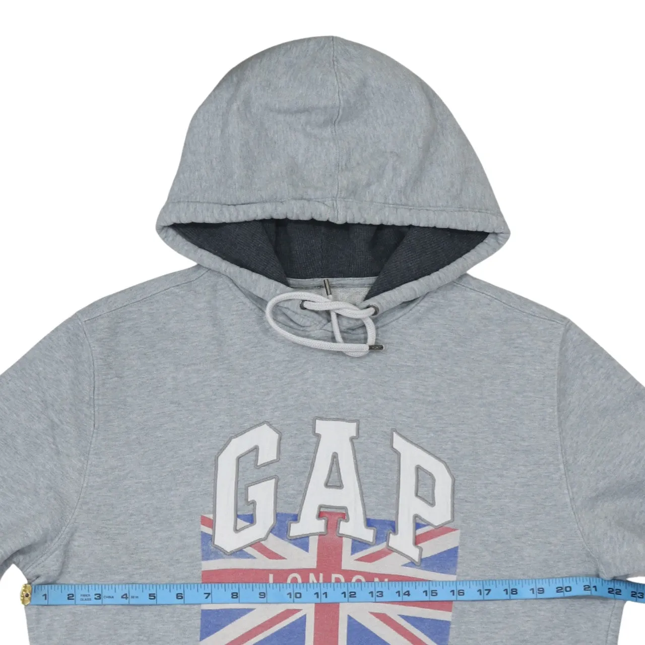 Gap 90's Spellout Pullover Hoodie XLarge Grey sold by Vintage Club product image thumbnail 5