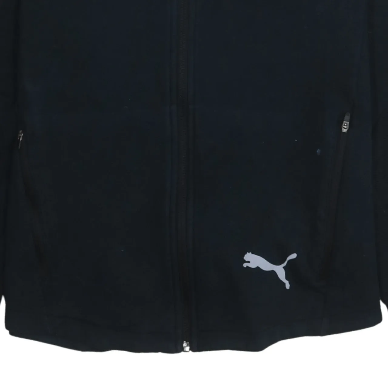Puma 90's Sportswear Full Zip Up Hoodie Medium Black sold by Vintage Club product image thumbnail 4