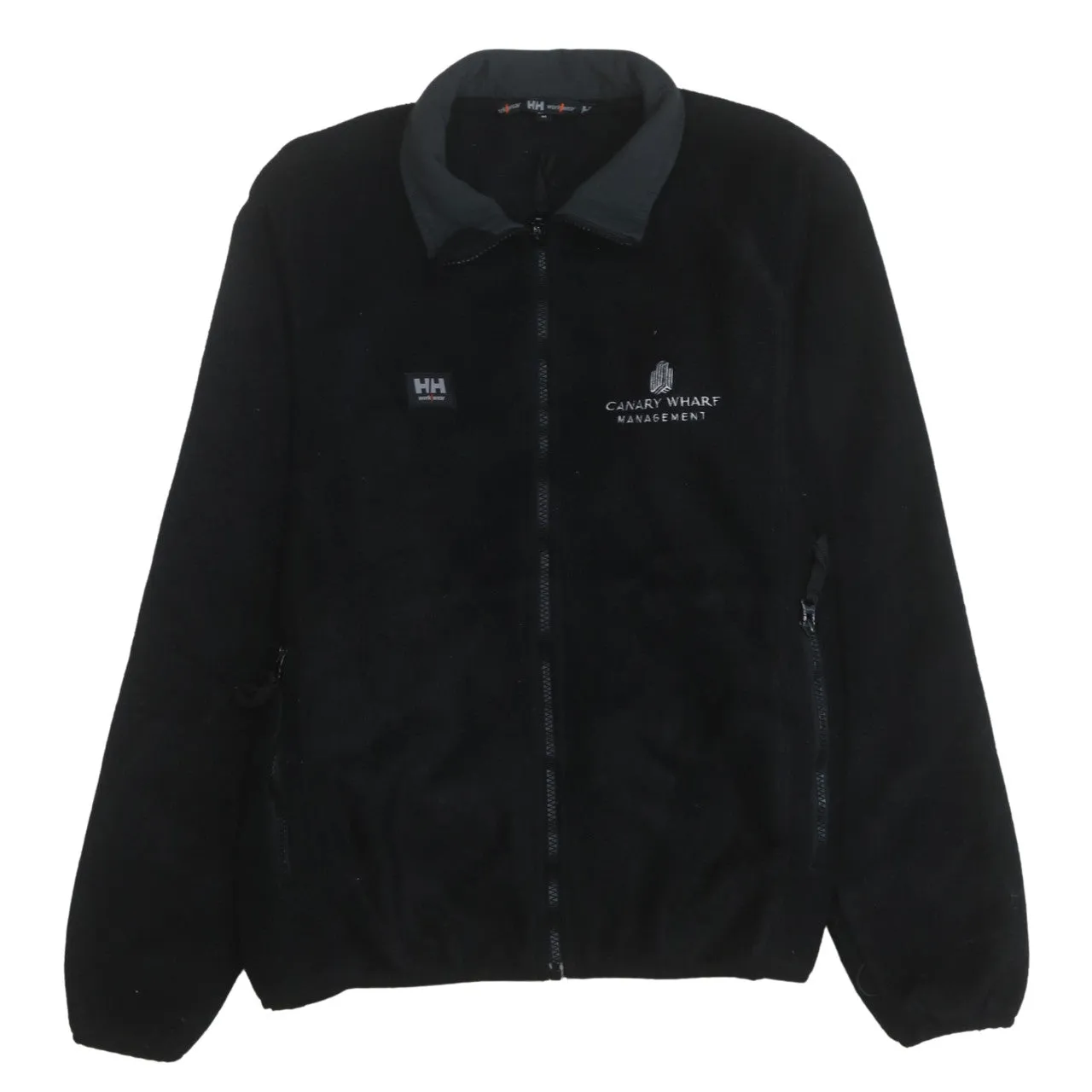 Helly Hansen 90's Hiking Warm Full Zip Up Fleece Jumper Medium Black sold by Vintage Club